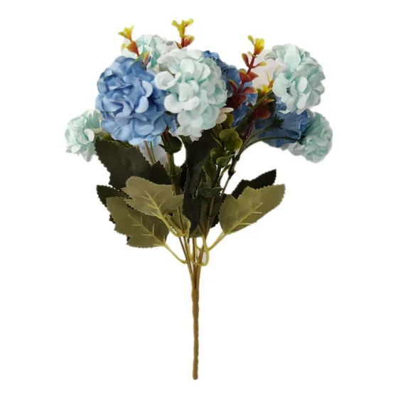 Ramo Hortensia Artificial Trae 10 Flores Cada Ramo 1621