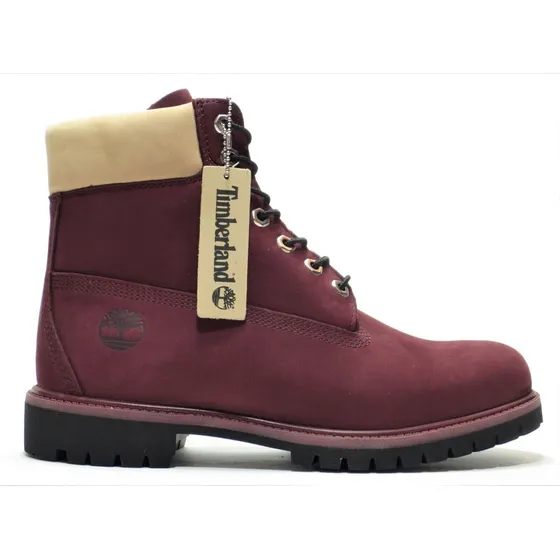 Botas Timberland Premium 6 Wp Vino Caballero Tb0a2m1kc60  J