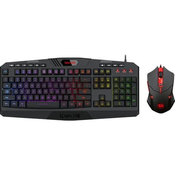 Combo Teclado Y Mouse Redragon S101 Gaming Usb 