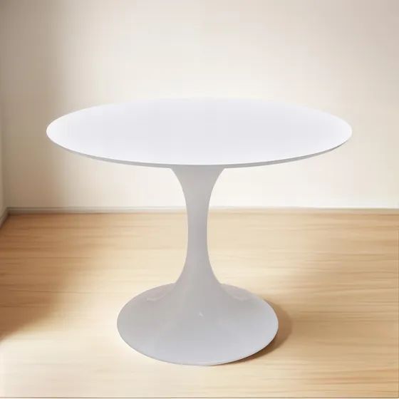 Mesa Tulip Redonda 1 Mt Espesor 18 Mm