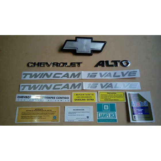Chevrolet Alto Emblemas Y Calcomanias 