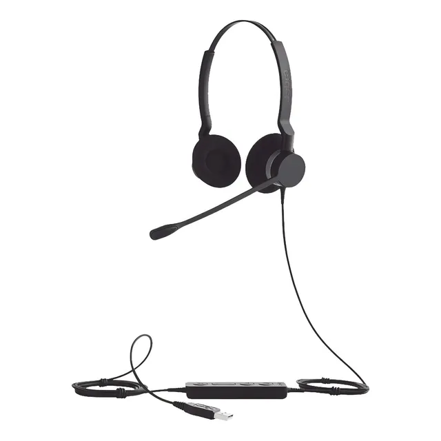 Diadema Con Microfono Jabra Biz 2300 Alambrico Usb Negro /vc