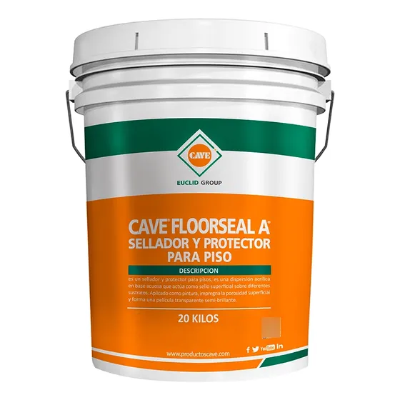 Cave Floorseal A - Sellador De Pisos, Balde 20 Lt