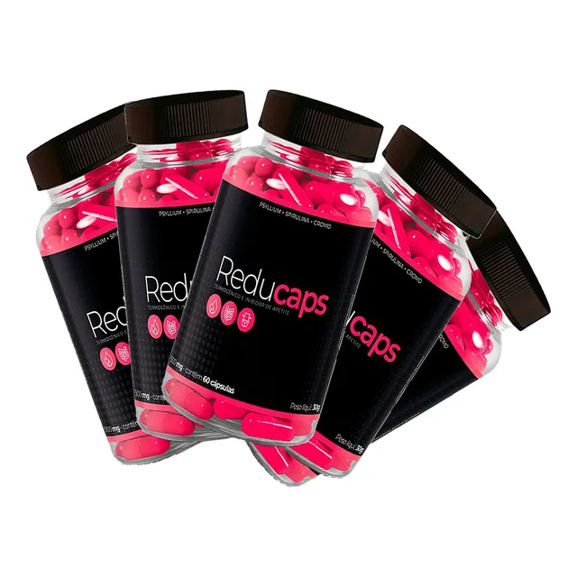 Reducaps Reeducador Alimentar Kit 60 Cps Pote 5 Unid.