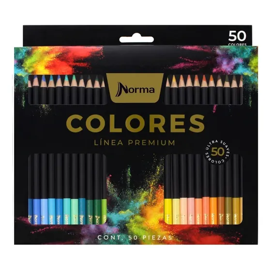 Colores Norma Premium 50 Unidades