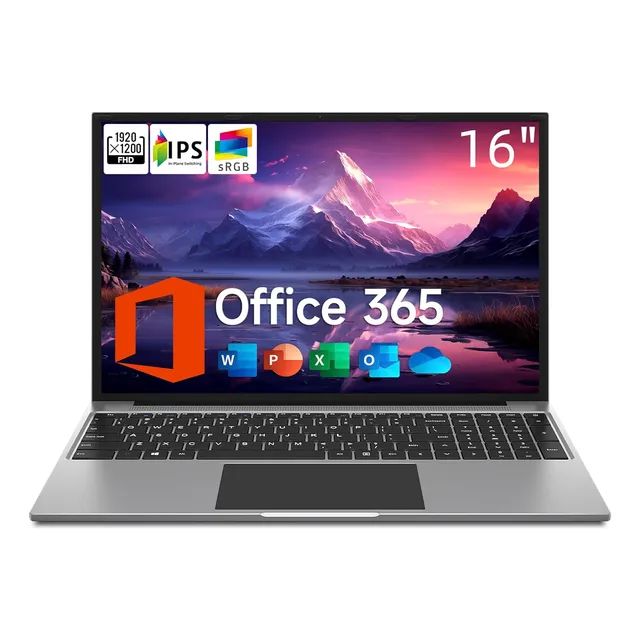 Portátil Jumper, Pantalla De 16 Pulgadas Fhd Ips 1200p, P...