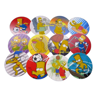 12 Mega Tazos De Los Simpson 2012 Flocks Peluche 2 Pack 12 Mega Tazos De Los Simpson 2012 Flocks Peluche 2 Pack