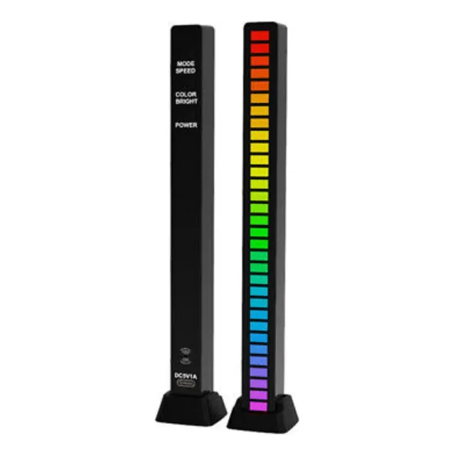Barra Led Rgb Control De Ritmo Sonido Ambiental Recargable