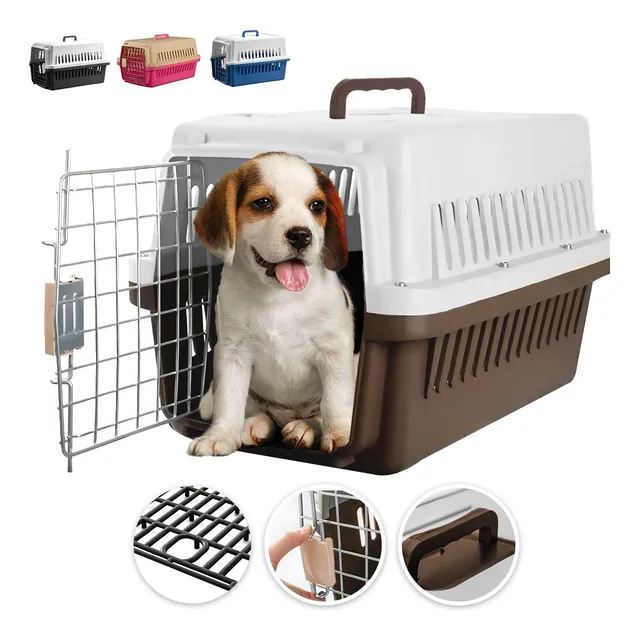 Jaula Transportadora Portatil Perro Gato Conejo Mascota