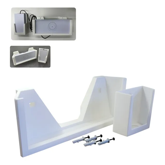 Soporte De Pared Compatible Con Router Starlink V4 Y Fuente