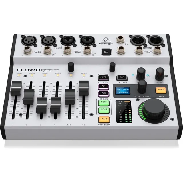 Mezcladora Digital Behringer Flow 8 Canales Bluetooth Usb