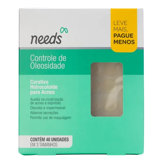 Curativo Hidrocoloide Para Acne Needs 48 Unidades