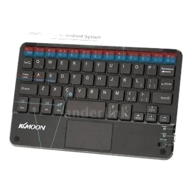 Mini Ultra Delgado Teclado Inalámbrico Touchpad Para Pc Smar