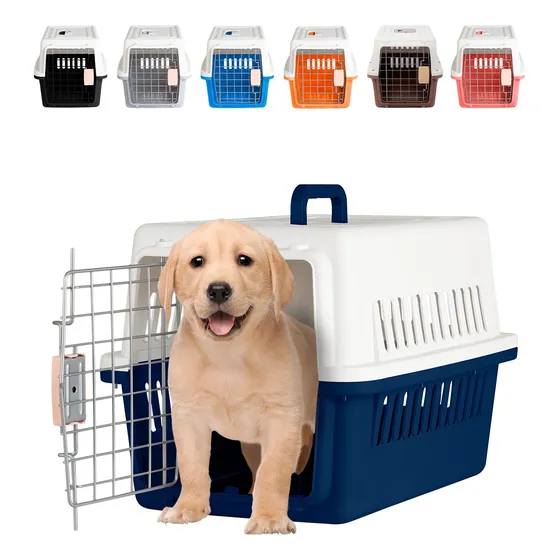 Jaula Transportadora Kennel Mascotas Caja Viaje Gato Perro