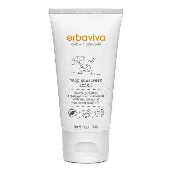 Protetor Solar Orgânico Para Bebês Erbaviva 2,5 Onças - Segu