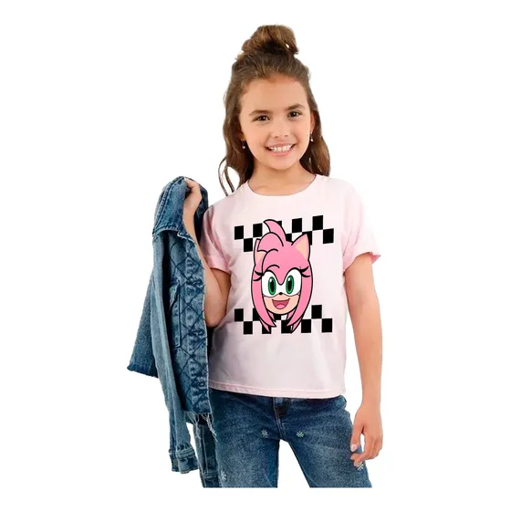 Camiseta Remera Amy Rose Sonic