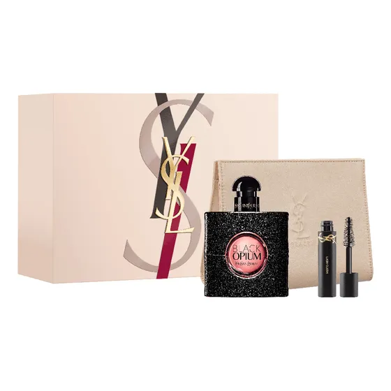 Cofre Ysl Black Perfume Opium Edp 50ml + Mini Lash Clash ...