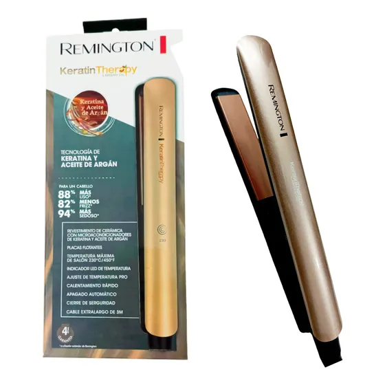 Plancha De Cabello Remington Keratina Y Argan Nueva Original