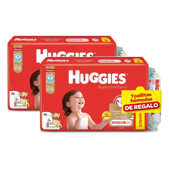 Huggies Supreme Care Xxxg X 96 Unidades Género Sin Género Tamaño Extra Extra Extra Grande