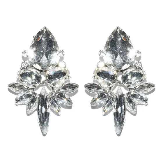Aros Tresher Gema Piedra Elegante De Fiesta Noche 3