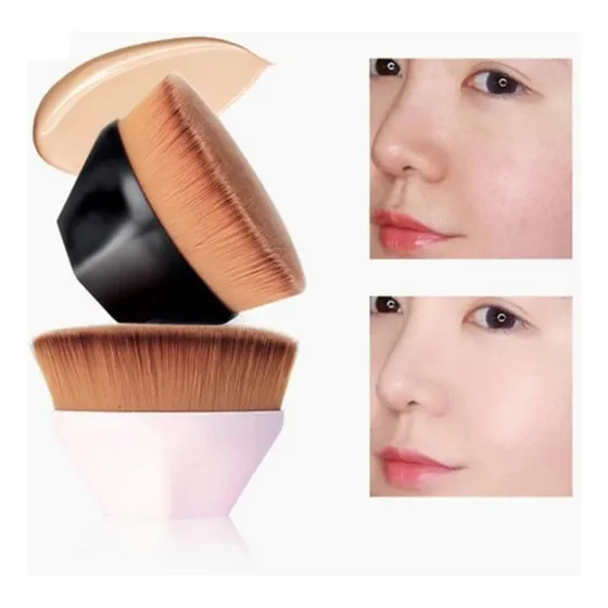 Brocha De Base Para Maquillaje Plana/kabuki Magica Tiktok
