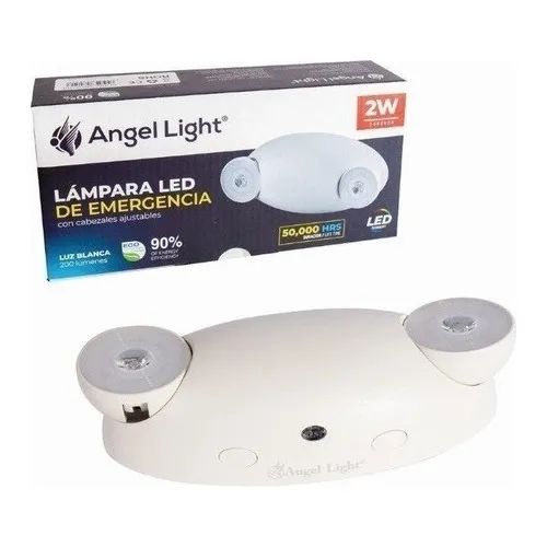 Lampara Led Emergencia 2w 6500k 50000hr 120-277v Angel Light