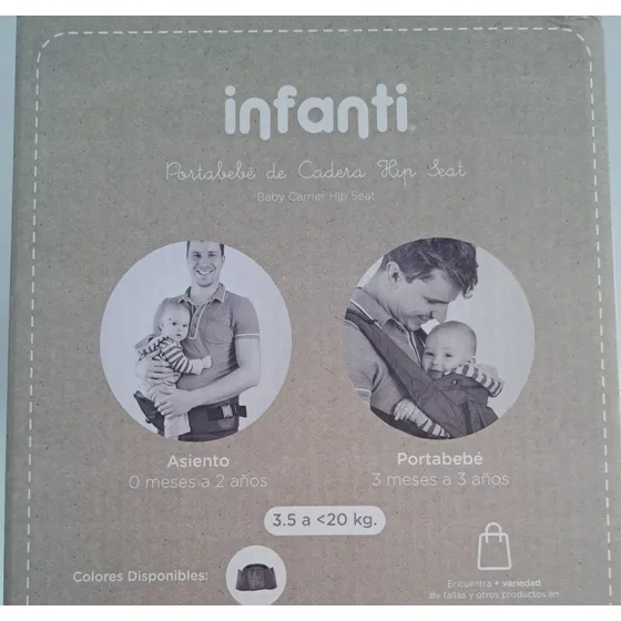 Portabebé De Cadera Hip Seat. Infanti Baby Carrier
