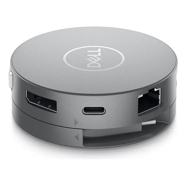 Adaptador multipuerto USB-C 7 en 1 Dell Da310, color negro