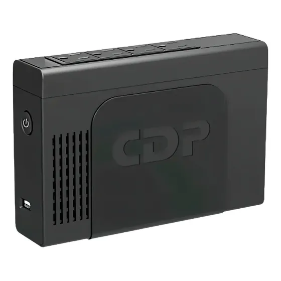 Ups Cdp Li504 De 500va 250w 120v 4 Tomas Con Usb Color Negro