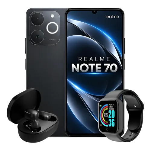Telefone Celular Realme Note 70 128/4gb-preto | MercadoLivre