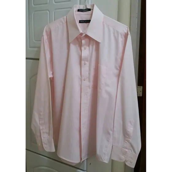 Camisa Rosada Manga Larga Talla M Marca French Clothing