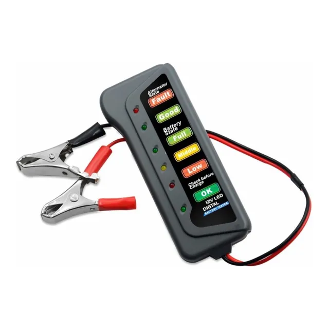 Tester Probador De Carga Baterias Alternador 12v Universal