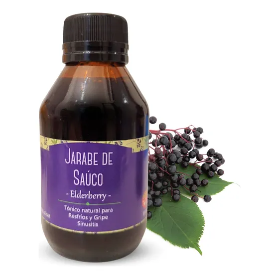 Jarabe De Sauco (elderberry) Con Azúcar- Resfríos Gripe