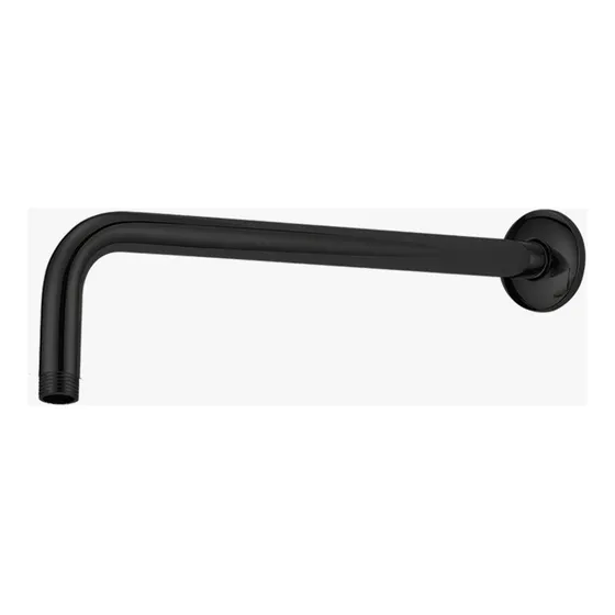 Cuello De Regadera Maxims S22-neg, 40cm, Acero Inox Negro.
