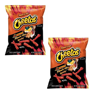 2x Cheetos Exxtra Flamin' Hot Crunchy 240.9g C/u Importado 2x Cheetos Exxtra Flamin' Hot Crunchy 240.9g C/u Importado