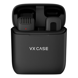 Microfone De Lapela Sem Fio Vx Case Tipo C - Wireless Preto Microfone De Lapela Sem Fio Vx Case Tipo C - Wireless Preto