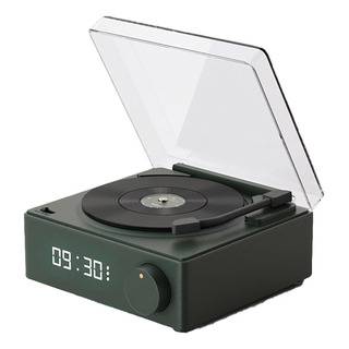 Cd Player De Vinil Vintage Com Despertador Repetidor Cd Player De Vinil Vintage Com Despertador Repetidor