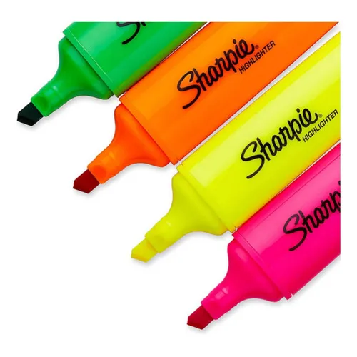 Sharpie Pack X 4 Resaltadores Blade Surtidos