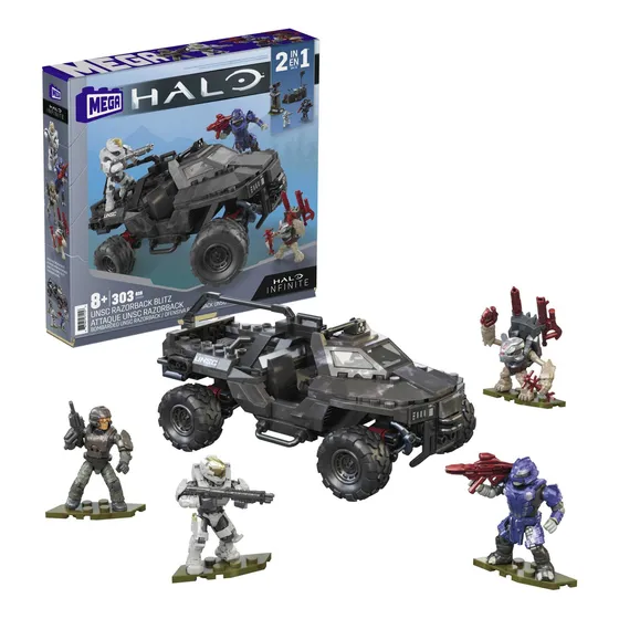 Set De Construcción De Coches De Juguete Mega Halo Infinite