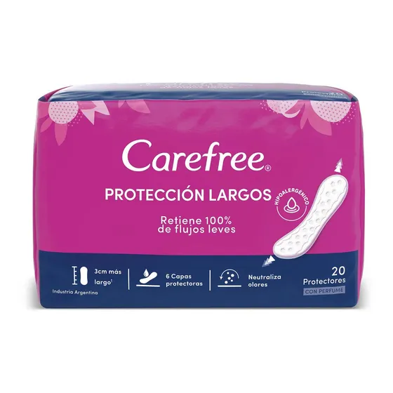 Carefree Proteccion Largo X 20 Unidades