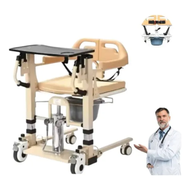 Silla De Transferencia 4en1 Discapacitados Baño Ducha