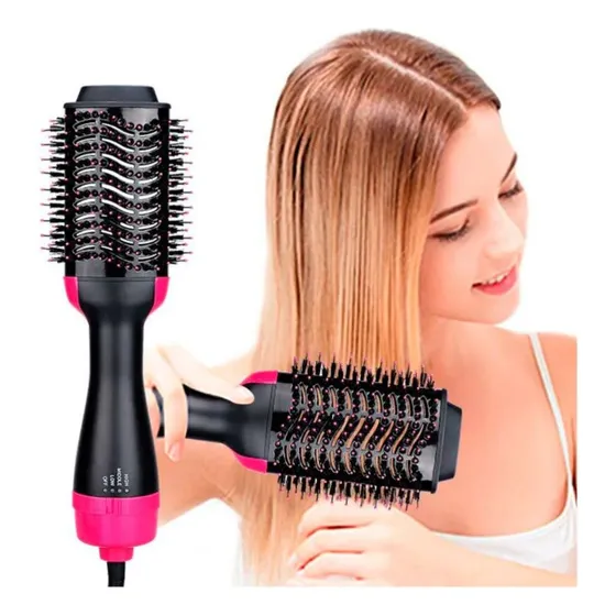 Cepillo Alisador Secador 360º Brushing Peine Anti Frizz