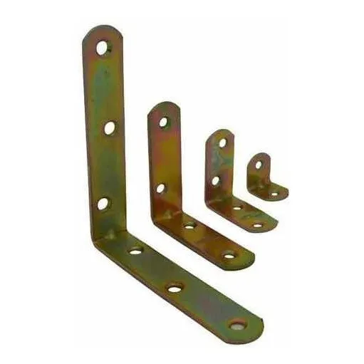 Escuadra Bronceada Angulo Reforzado 3x3cm X 25 Unidades