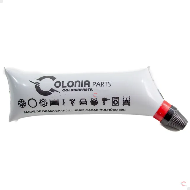 Graxa Branca De Lítio Resistente Água Náutica Corrente Moto