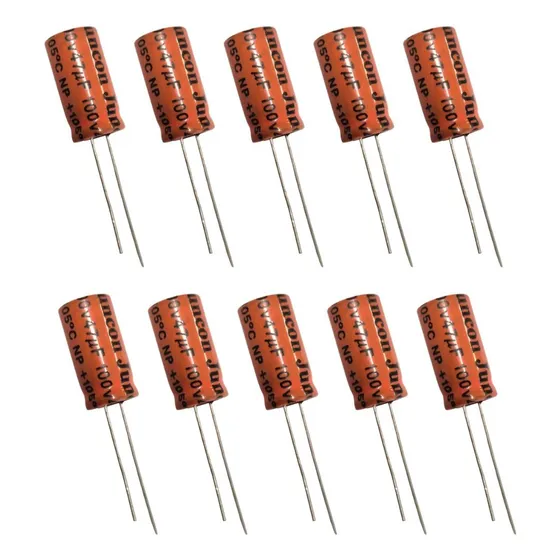 Kit 10 Capacitor Tweeter Corneta Bipolar 47uf X 100v 10x20mm