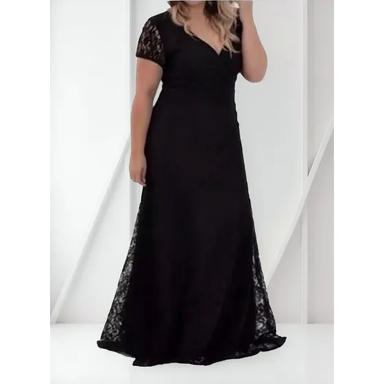 Vestido Renda #22 Plus Size Festa Longo Batizado Formatura