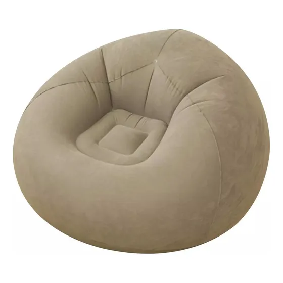Sillón Inflable Aterciopelado Y Cómodo