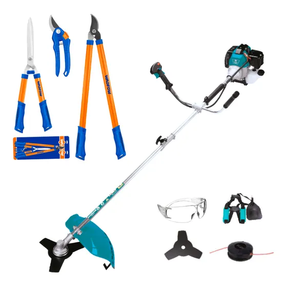 Desmalezadora Vöhler 52cc 2.2hp + Set Tijeras De Poda Wadfow