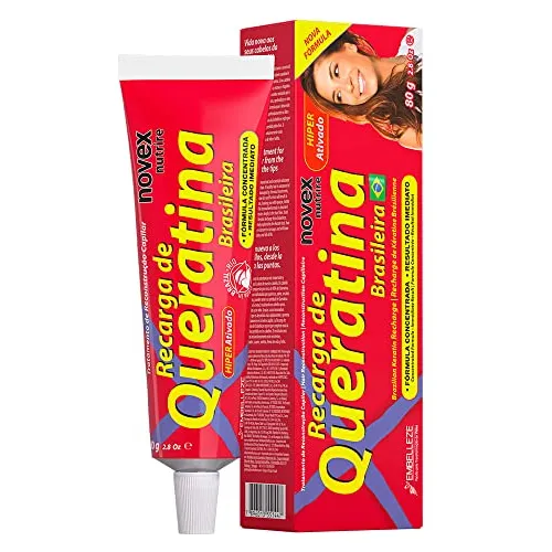 Novex Brasileño De Carga De Keratina En 80g/ 2.8oz - 2lbq9
