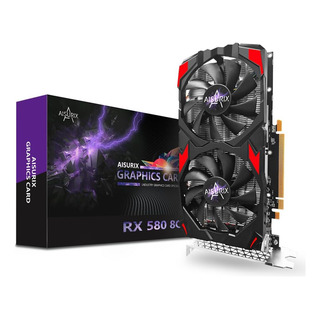 Tarjeta Gráfica Aisurix Rx 580, 2048sp, Real 8gb, Gddr5, 25. Tarjeta Gráfica Aisurix Rx 580, 2048sp, Real 8gb, Gddr5, 25.